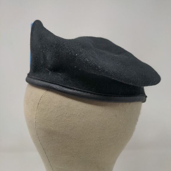 DSCP Men's Garrison Collection Military Army Beret Hat Black Patch - Picture 5 of 10